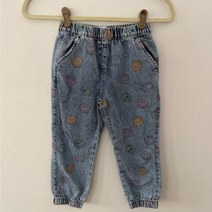 Smiley world Playful Smiley Face Kids Jeans size 7
